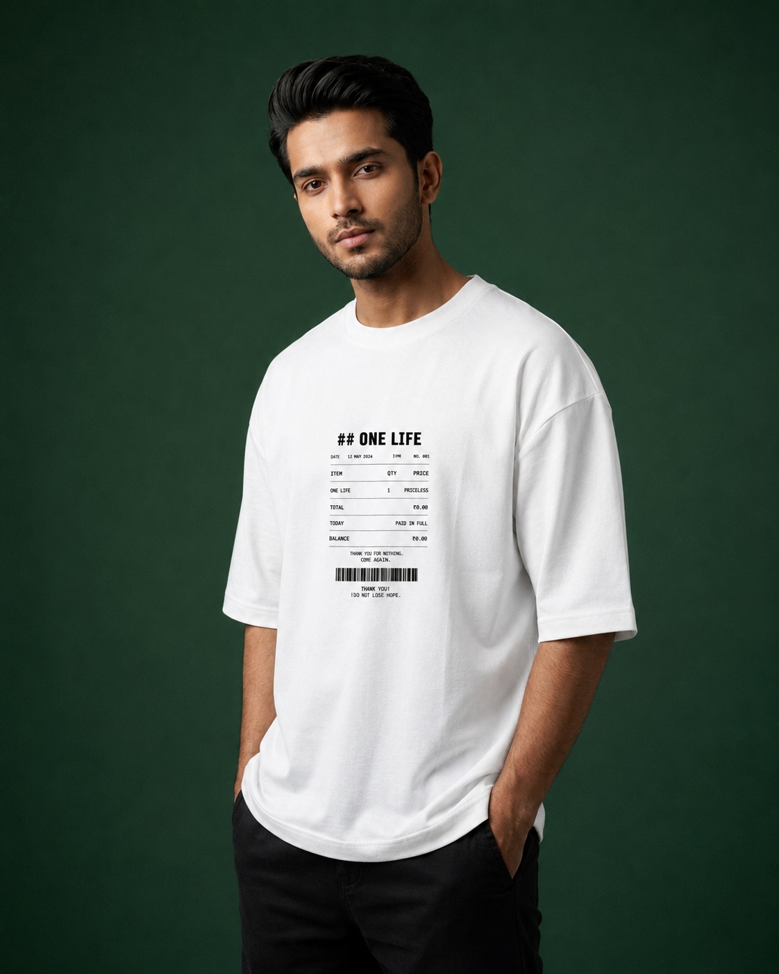 Unisex Terry Oversized Tee